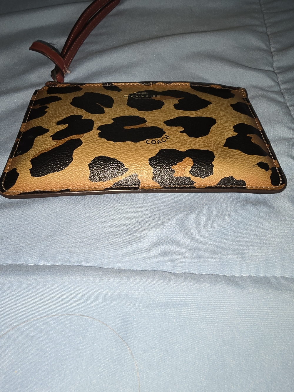 Coach Leapord Print Wristlet Wallet - Picture 4 of 14